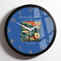 Thumbnail for VINTAGE G4078 - The Headland Light - Designed Wall Clocks design on blue framed