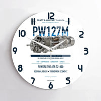 Thumbnail for PW127M design on white no frame wall clock