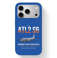 Thumbnail for Atlantique 2 Standard 6 design on blue magsafe iphone case, for iPhone 17 Pro