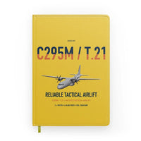 Thumbnail for Airbus C295M T.21 design on yellow notebook