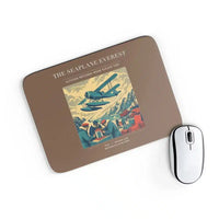 Thumbnail for VINTAGE G4296 - The Seaplane Everest - Designed Mouse Pads design on brown rectangle