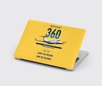 Thumbnail for Beechcraft King Air 360 design on yellow MacBook case