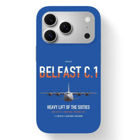Thumbnail for Short Belfast C.1 design on blue magsafe iphone case, for iPhone 17 Pro