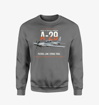 Thumbnail for A-29 Super Tucano Light Attack design on gray sweatshirt
