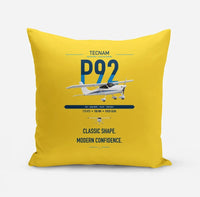 Thumbnail for Tecnam P92 Echo MkII design on yellow pillow