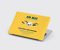 Thumbnail for Percepto Air Max design on yellow MacBook case