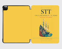 Thumbnail for Cyril E. King Airport (STT) design on yellow ipad tablet case