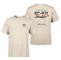 Thumbnail for KC-97L STRATOFREIGHTER design on beige double-side t-shirt, double-side print
