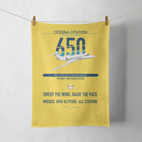 Thumbnail for Cessna Citation 650 - Citation III design on yellow towel