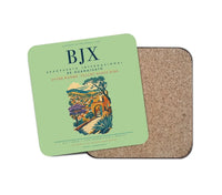 Thumbnail for Aeropuerto Internacional de Guanajuato (BJX) design on light green 1 piece coaster