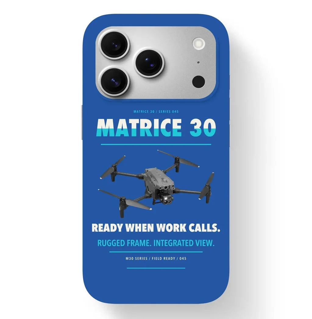 DJI Matrice 30 Case design on blue iphone case