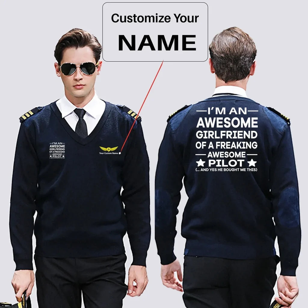 Customisable I am an Awesome Girlfriend Sweater - view 3