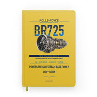 Thumbnail for BR725 design on yellow notebook