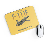 Thumbnail for F-111F Aardvark design on yellow rectangle mouse pad