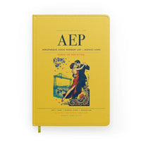 Thumbnail for Aeroparque Jorge Newbery (AEP) design on yellow notebook