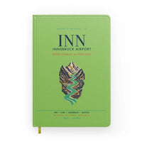 Thumbnail for Innsbruck Airport (INN) design on light green notebook