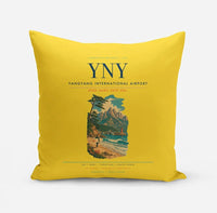 Thumbnail for Yangyang International Airport (YNY) design on yellow pillow