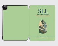 Thumbnail for Salalah Airport (SLL) design on light green ipad tablet case