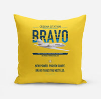 Thumbnail for Cessna Citation Bravo design on yellow pillow