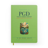 Thumbnail for Punta Gorda Airport (PGD) design on light green notebook