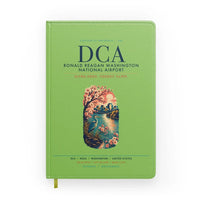 Thumbnail for Ronald Reagan Washington National Airport (DCA) design on light green notebook
