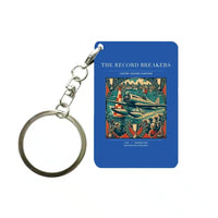 Thumbnail for VINTAGE G4030 - The Record Breakers - Designed Key Chain design on blue
