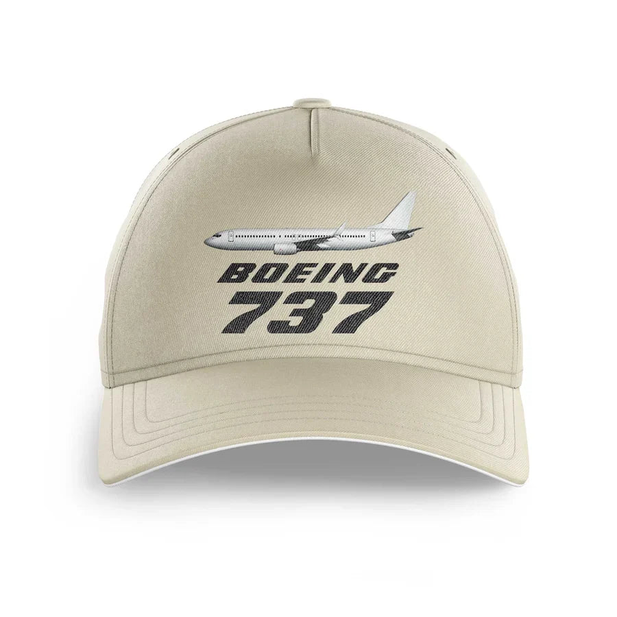 The Boeing 737 printed hat - beige