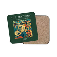 Thumbnail for The First Solo - Designed Coasters design on dark green 1-piece