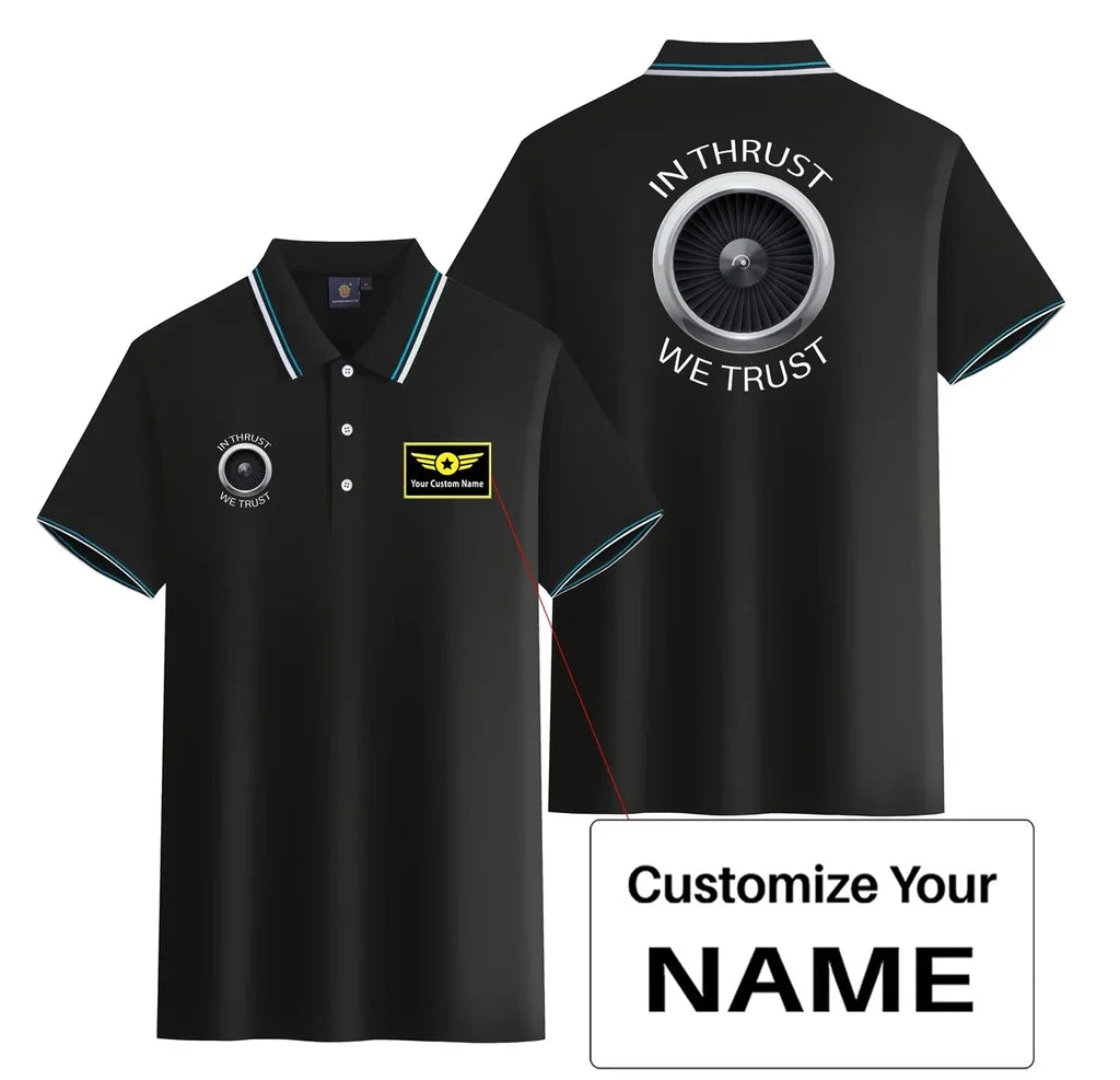 Customisable Thrust We Trust Polo Shirt - view 3