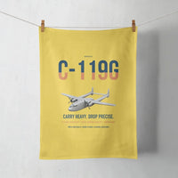 Thumbnail for C-119G Flying Boxcar design on yellow towel