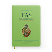 Thumbnail for Islam Karimov Tashkent International Airport (TAS) design on light green notebook