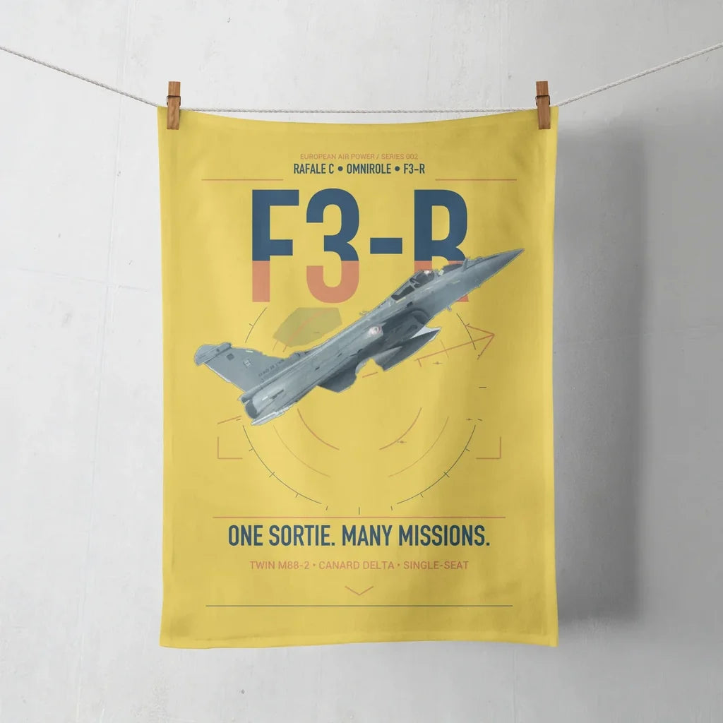 Dassault Rafale C — F3-R standard design on yellow towel