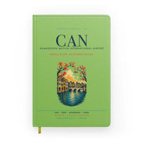 Thumbnail for Guangzhou Baiyun International Airport (CAN) design on light green notebook