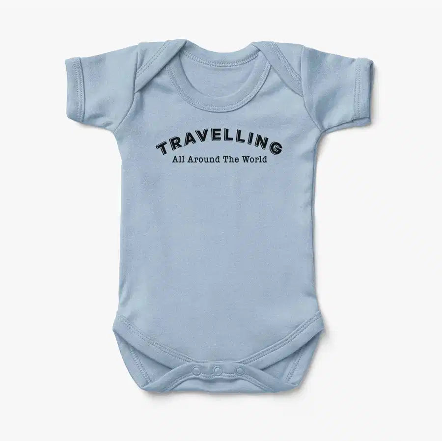 Travelling All Around The World Baby Bodysuit - view 3