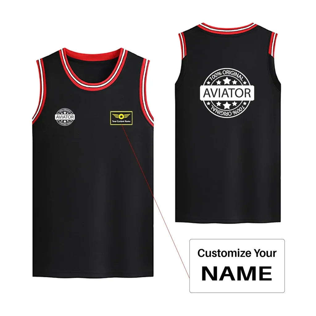 Customisable Aviator Basketball Print - view 3