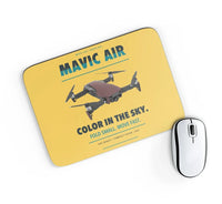 Thumbnail for DJI Mavic Air design on yellow rectangle mouse pad