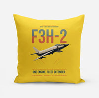 Thumbnail for F3H-2 Demon design on yellow pillow