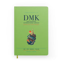 Thumbnail for Don Mueang International Airport Bangkok (DMK) design on light green notebook