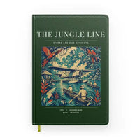 Thumbnail for VINTAGE G4023 - The Jungle Line - Designed Notebooks design on darkgreen