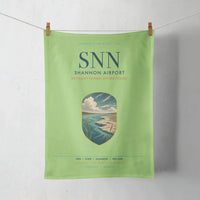 Thumbnail for Shannon Airport (SNN) design on light green towel