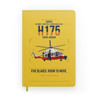 Thumbnail for Airbus H175 design on yellow notebook
