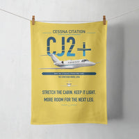 Thumbnail for Cessna Citation CJ2+ design on yellow towel