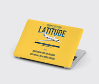 Thumbnail for Cessna Citation Latitude design on yellow MacBook case