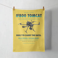 Thumbnail for Inspired Flight IF800 Tomcat design on yellow towel