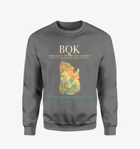 Thumbnail for Brunswick Golden Isles Airport (BQK) design on gray sweatshirt