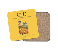 Thumbnail for McClellan-Palomar Airport (CLD) design on yellow 1 piece coaster