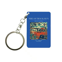 Thumbnail for VINTAGE G4022 - The Outback Run - Designed Key Chain design on blue