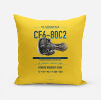 Thumbnail for CF6-80C2 design on yellow pillow