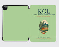 Thumbnail for Kigali International Airport (KGL) design on light green ipad tablet case