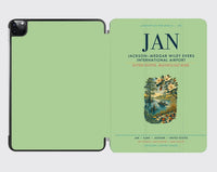 Thumbnail for Jackson–Medgar Wiley Evers International Airport (JAN) design on light green ipad tablet case